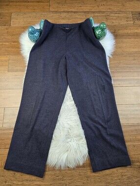 Eileen Fisher Viscose Wool Pants Medium